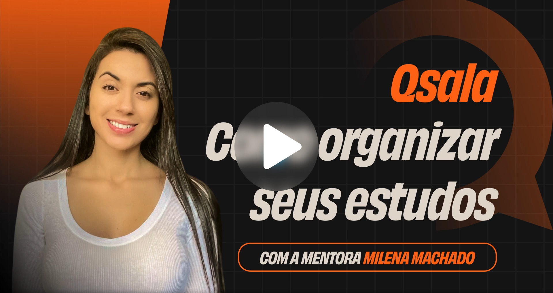 Imagem Como organizar seus estudos com Milena Machado