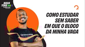 Maratona CNU - Como estudar sem saber em que o bloco da minha vaga
