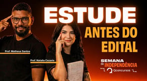 Parou de estudar esperando o edital? A prova não espera por você.