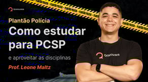 Como estudar para PCSP e aproveitar as disciplinas #aovivo