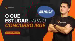 Concurso IBGE: o que estudar