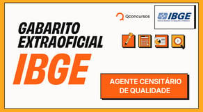 IBGE 2026 | Correção da prova de Agente Censitário de Qualidade - AO VIVO