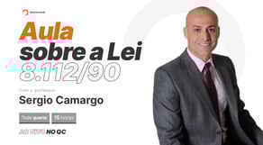 O que estudar da Lei 8.112/90, com o prof. Sergio Camargo | Ao Vivo no QC