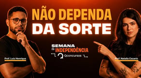Ele não estava com sorte. Estava sem método.