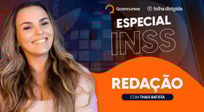 Aula de Redação para o concurso INSS 2022 com a Professora Thais Batista [Especial INSS] #aovivo