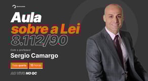 Aula sobre a Lei 8.112/90 com Sergio Camargo | Ao vivo no QC