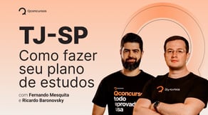 Concurso Escrevente TJ SP 2024 - Plano de Estudos com Ricardo Baronovsky e Fernando Mesquita