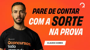 Como não depender da sorte em provas: plano de ação para qualquer concursos público