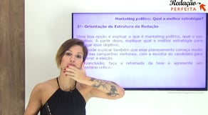 Tema de Redação   Marketing político Qual a melhor estratégia