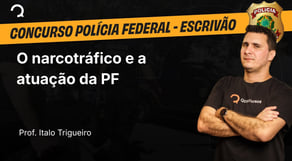 Polícia Federal - 2025 - Escrivão de Polícia - O narcotráfico e a atuação da PF
