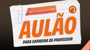 Você é Futuro da Educação! Dia dos Professores | Aulão