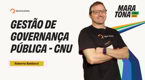 Maratona CNU 2025: Gestão de Governança Pública - CNU