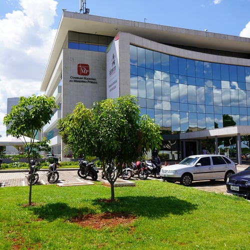 Fachada do prédio do Conselho Nacional do Ministério Público