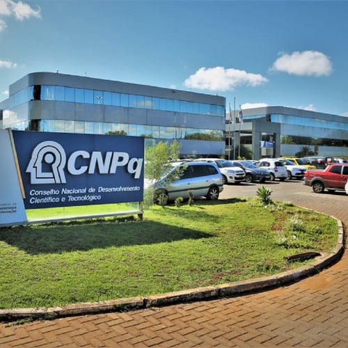 Entrada do prédio do Conselho Nacional de Desenvolvimento Científico e Tecnológico