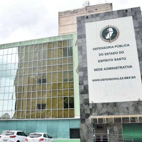 Fachada da DPE ES (Foto: Divulgação/DPE ES)