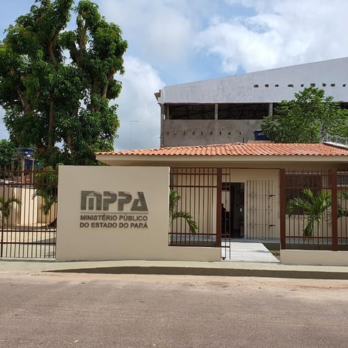 Fachada da Promotoria de Ponta de Pedras do MP PA (Foto: Ascom MP PA)