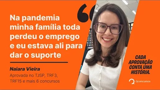 Persistência e Dedicação: Naiara Vieira Conquistou a Aprovação